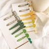 7Pcs Yellow Sweet Flower Women Girl Barrette Bobby Pin Hairpin