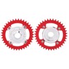 38T 104 BCD Electric Bike Chainring and Adapter Aluminum Alloy
