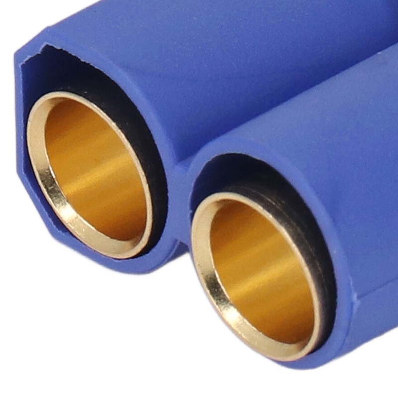 10 Set EC8 Plug 8mm Brass Gold Plated Male Female