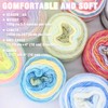 Wool Colour Gradient 400 g, Wool for Crocheting, Cupcakes Bobble,