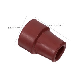 WHAMVOX 8pcs Rubber Tips for Walking Sticks Durable Antislip Trekking Pole Caps Compatible with Hiking Canes Lightweight and Portable Design for Seniors and Outdoor Adventures