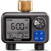 Sprinkler Timer, Programmable Irrigation Water Timer with 2 Brass Inlet