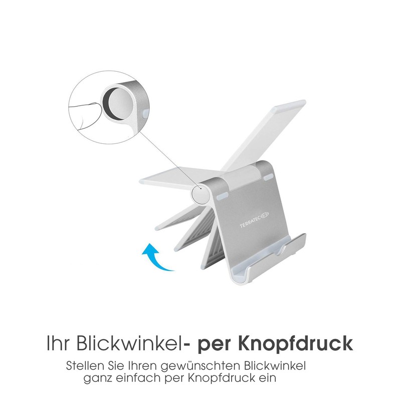 Terratec 156510 Aluminium Mount for Smartphone and Tablet