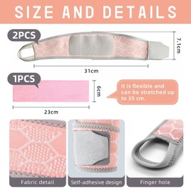 1 Pair of Wrist Straps, 1 Piece of Headband, Wrist Support Strap, Adjustable Wrist Strap, Sports Wrist Strap, Wrist Stand