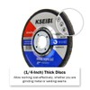 KSEIBI 651006 Grinding Wheels 25-Pack, Aluminum Oxide Discs for Metal