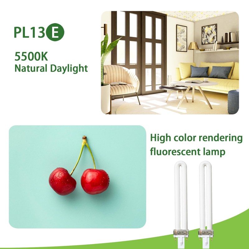 (2 Pack) PL13-E 13W Replacement Light Bulb Compatible with Electronic