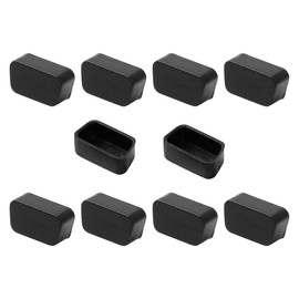 Sourcingmap 10PCS PE Computer VGA Port Cover Plugs VGA Female Interface Port Anti Dustproof VGA Port Dust Cover Cap Protector, Black