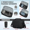 RAINSMORE Camera Bag, Small Waterproof Camera Sling Bag DSLR/SLR/Mirrorless Camera