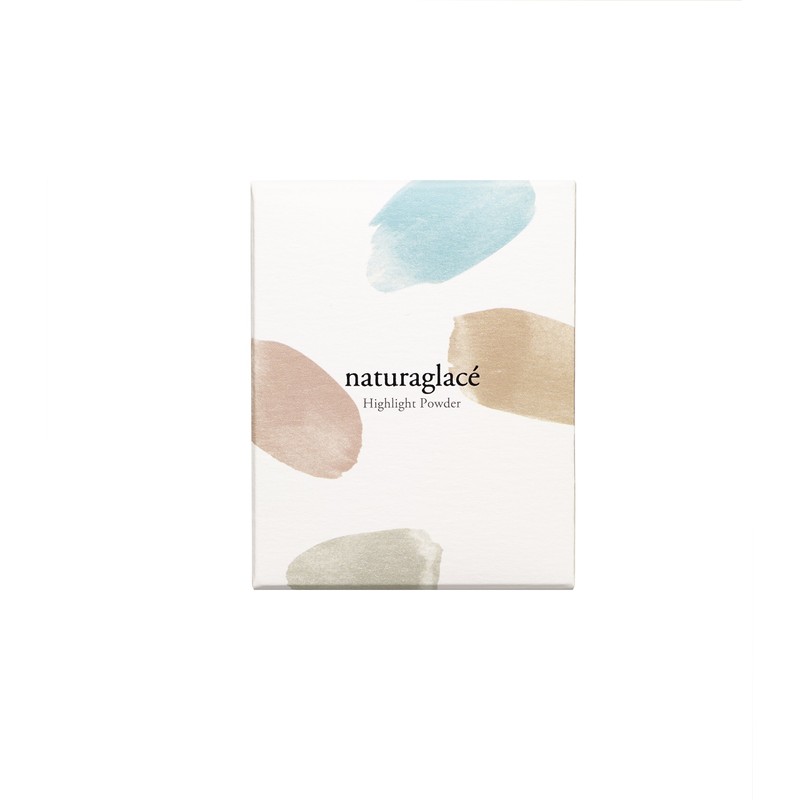 ナチュラグラッセ ハイライトパウダー 4色 ハイライト ブラシ付き