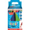 Maped 832004 Dreikant-Buntstift COLOR'PEPS, 144er Schulpaket