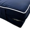 |COVER ONLY|Style4 TwinXL Contrast Trim Daybed Mattress Bolster Back Cover