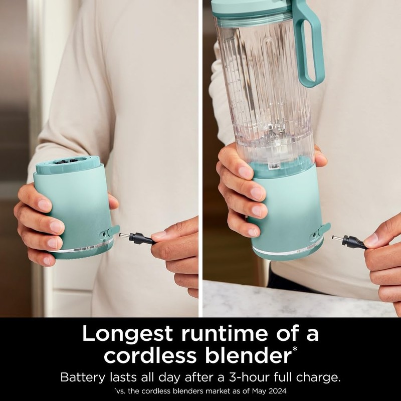 Ninja BC251MT Blast Max Personal Cordless Blender for Smoothies, Blend,