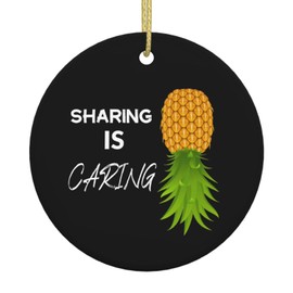 Upside Down Pineapple Funny Swinger Christmas Ornaments Xmas Tree Hanging Accessories for Party Holiday Restaurant Home Decoration