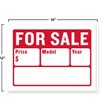Large 12" x 16" For Sale Sign for Cars and