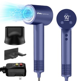 High Speed Fast Drying Frizz Control & Smoothing Negative Ions for Against Heat Damage Brushless Motor & Ionic Technology Perfect Present for Mother's Day Gift Blow Dryer - Colour: EHD201PL