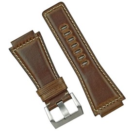 B & R Bands Bell & Ross Natural Horween Chromexcel Replacement Leather Watch Band Strap BR01 BR03