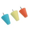 3PCS Hub Conical Polishing Sponge Buffing Foam Pad Wheel Care