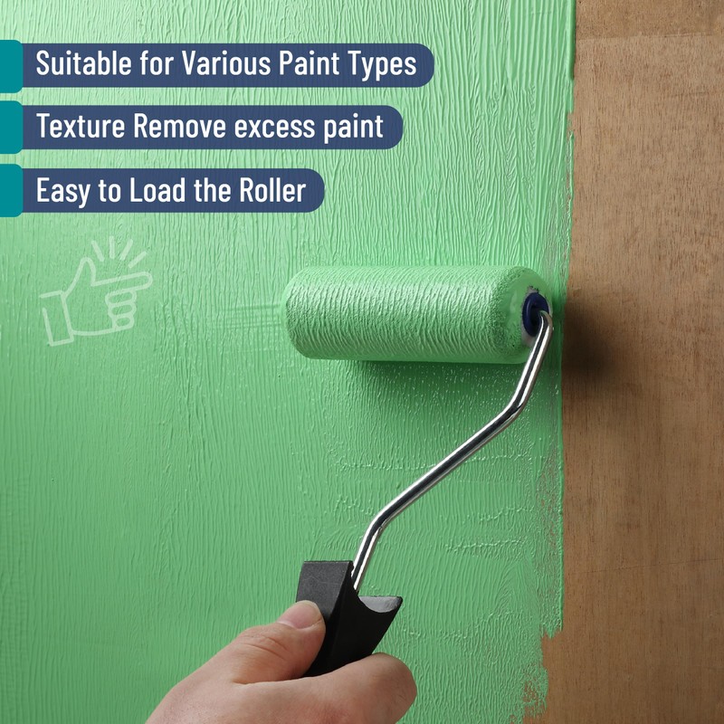 Bates- 4 Inch Foam Paint Roller Set, 8 pcs, Small