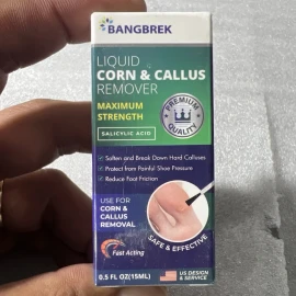 Bangbrek Corn Remover for Toes & Feet – Salicylic Acid Liquid Callus Removal (15ml)
