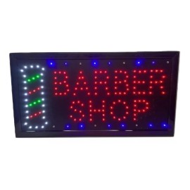 Radox Letrero Luminoso Led Barber Shop Anuncio