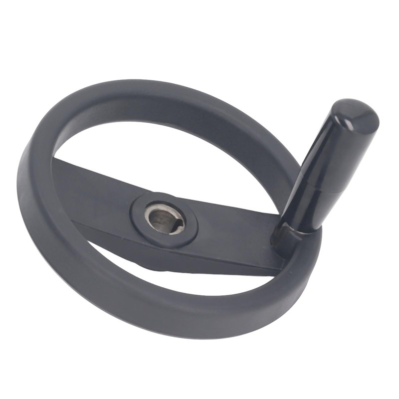 Round Hand Wheel Revolving Knob Handle 2 Spoked Lathe Milling