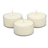 Soy Tealight Candles - 25 Unscented - All Natural Color