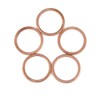 5pcs Copper Washer Flat Sealing Gasket Ring Spacer for Car