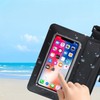 Crossbody Hip Bag Transparent Phone Waterproof Pouch Pouch Black 10ea