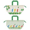Skater KB7-A Children's Lunch Bag, Drawstring Bag, Pikmin, Made in