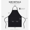 PB TECH Aprons 2 Pcs Adjustable Bib Aprons with 2