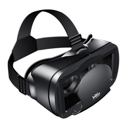 VR Headset Glasses 3D Full Screen Visual Wide-Angle Virtual Reality VRG Pro for 5-7inch Smartphone Movies Games
