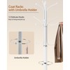 ZIECUKU Metal Coat Rack with Natural Marble Base, Coat Rack