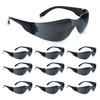 amoolo Tinted Safety Glasses Bulk of 24, Protective Safety Sunglasses,