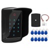 T12 Touch Keyboard Access Control Machine with Waterproof Cover and