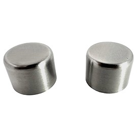 EVOGES Satin Steel Spare Universal Dimmer Knob, Pack of 2