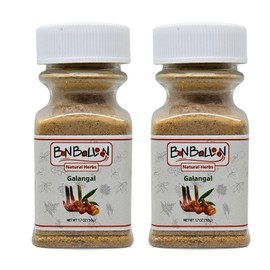 Natural Herbs Galangal Premium Powder Ground Dry Pure Dried Spicy Galangal Hulangan Galangan Herbal Egyptian Herb Cooking Seasoning Spice Spices Kosher Halal (2 Pack = 3.4 oz / 100 gm) خولنجان مطحون