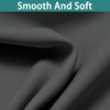 Yakamok Dark Gray 100% Blackout Curtains, Energy Saving Thermal Insulated