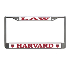 Harvard Law Metal License Plate Frame