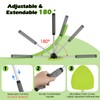 NexaBrush 7PCS Windshield Cleaner Tool, Car Windshield Cleaner Tool+Side Mirror