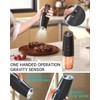 CIRCLE JOY Rechargeable Electric Salt and Pepper Grinder Set Gravity