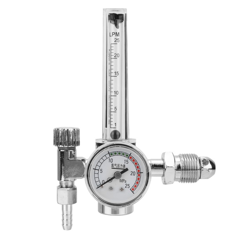 Argon Gas Pressure Reducer Argon Gas Meter Outlet Male Thread