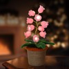 ANZRLE Lily of The Valley Lamp, Crochet Artificial Flowers with