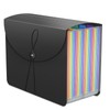 Expanding File Organiser Box Files Folder,24 Pockets Document Organiser Filing