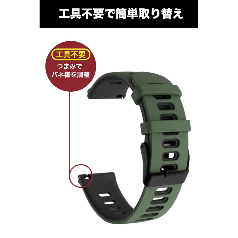 Pop Frog Garmin foreathlete 245 245j 20mm Garmin Belt for