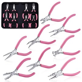 SPEEDWOX 8 Piece Set, 6 Ring Round Pliers, Flat Pliers, Flat Pliers, Accessories, Pliers, Handicrafts, Jewelry Pliers, End Nippers, Gouring Nippers, Bending Radio Pliers, Bending Pliers, Bending