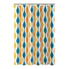 Lush Decor Mid Century Geo Shower Curtain, 72" x 72",