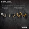 KOHLER T23953-4-CP Riff Single-Handle Transfer Valve Trim Kit, Wall-Mount, Valve