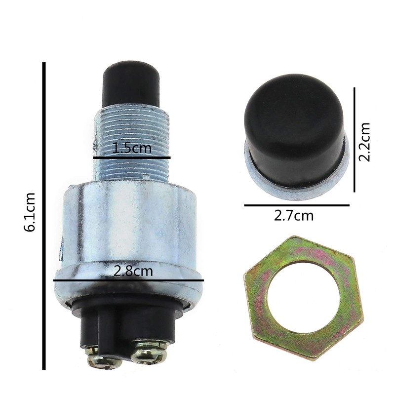 EMSea 50A Car Boat Bike Momentary Switch Push Button Horn