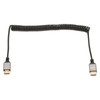 HD Multimedia Interface Coiled Cable High Speed 4K 60Hz Male