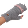 Heated Mitten Gloves Double Sided Heating Promote Blood Circulation USB